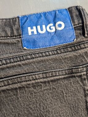 Men's Blue Label ASH Hugo Black Men’s Tapered Jeans - 38/32